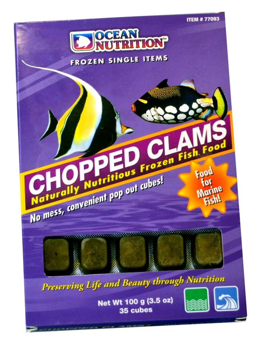 Ocean Nutrition Chopped Clams Frozen Fish Food