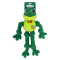 KONG Holiday Knots Bow Tie Frog Dog Toy