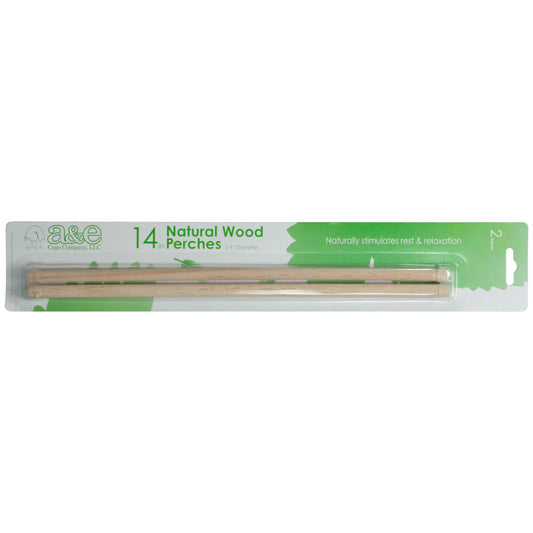 A & E Cages Wooden Replacement Bird Perch