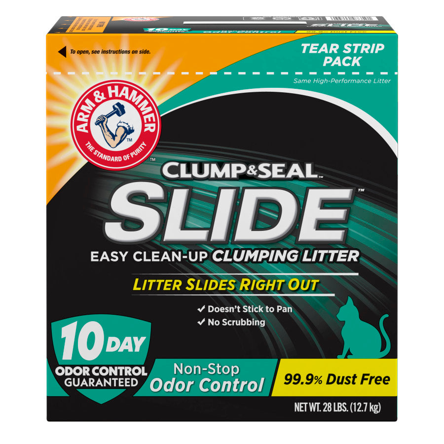 Arm & Hammer Slide Non-Stop Odor Control Clumping Cat Litter