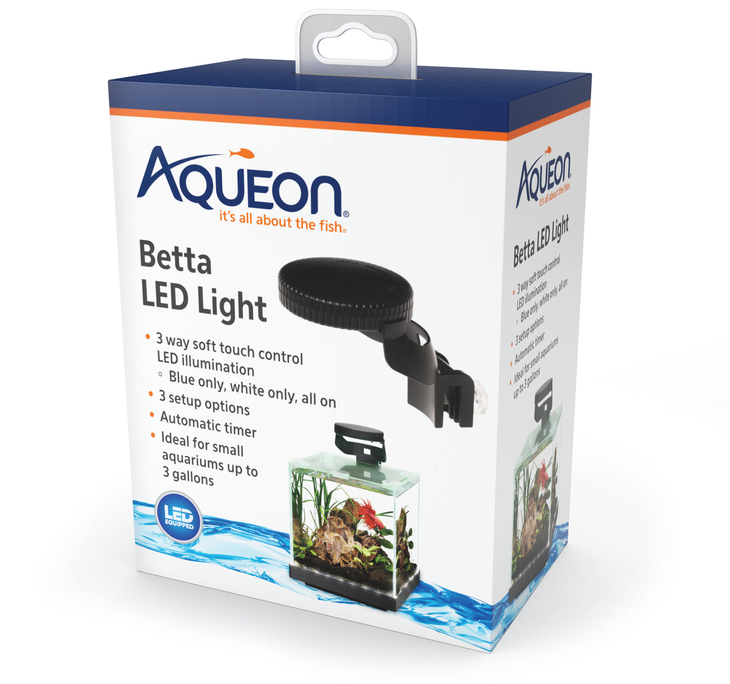 Aqueon Betta LED Light - Black, 1ea