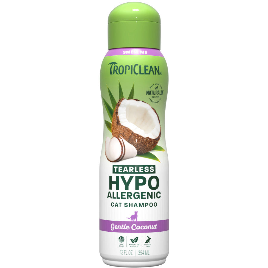 TropiClean Tearless Hypoallergenic Cat &amp; Kitten Shampoo - 12 oz.