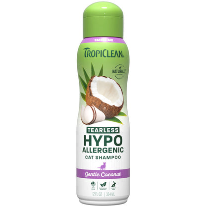 TropiClean Tearless Hypoallergenic Cat &amp; Kitten Shampoo - 12 oz.