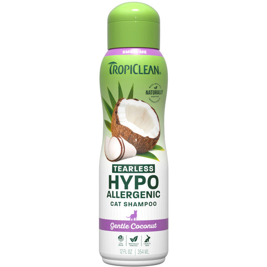 TropiClean Tearless Hypoallergenic Cat & Kitten Shampoo