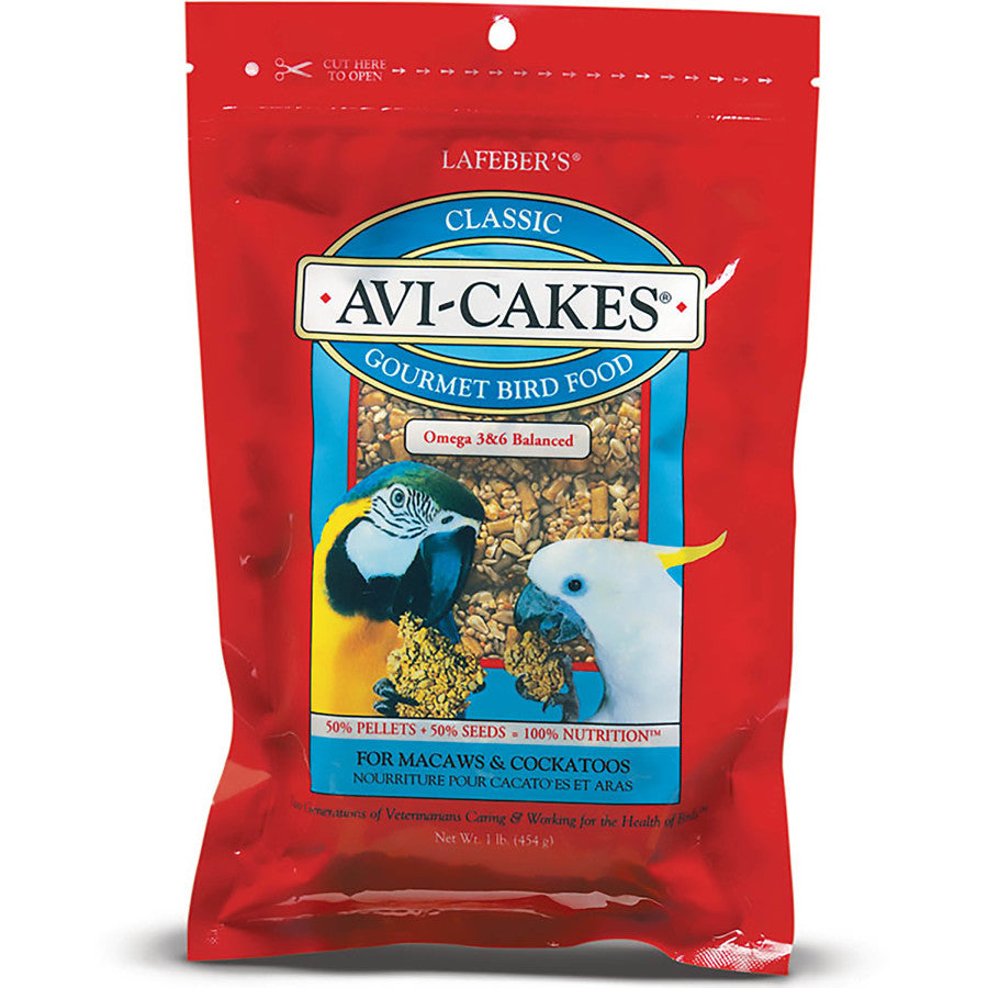 Lafeber Company Classic Avi-Cakes Macaw-Cockatoo Treat