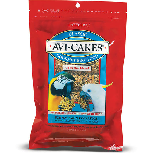 Lafeber Company Classic Avi-Cakes Macaw-Cockatoo Treat