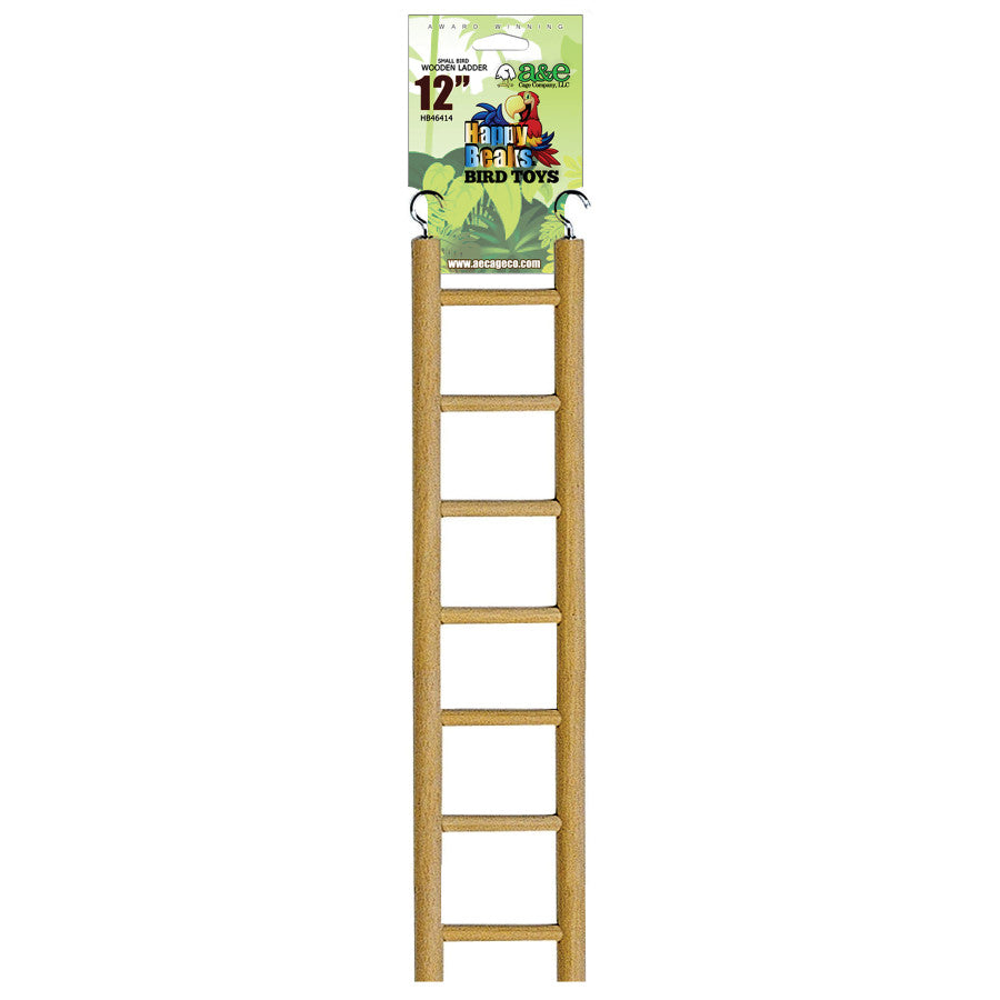 A & E Cages Happy Beaks Small Ladder Bird Toy