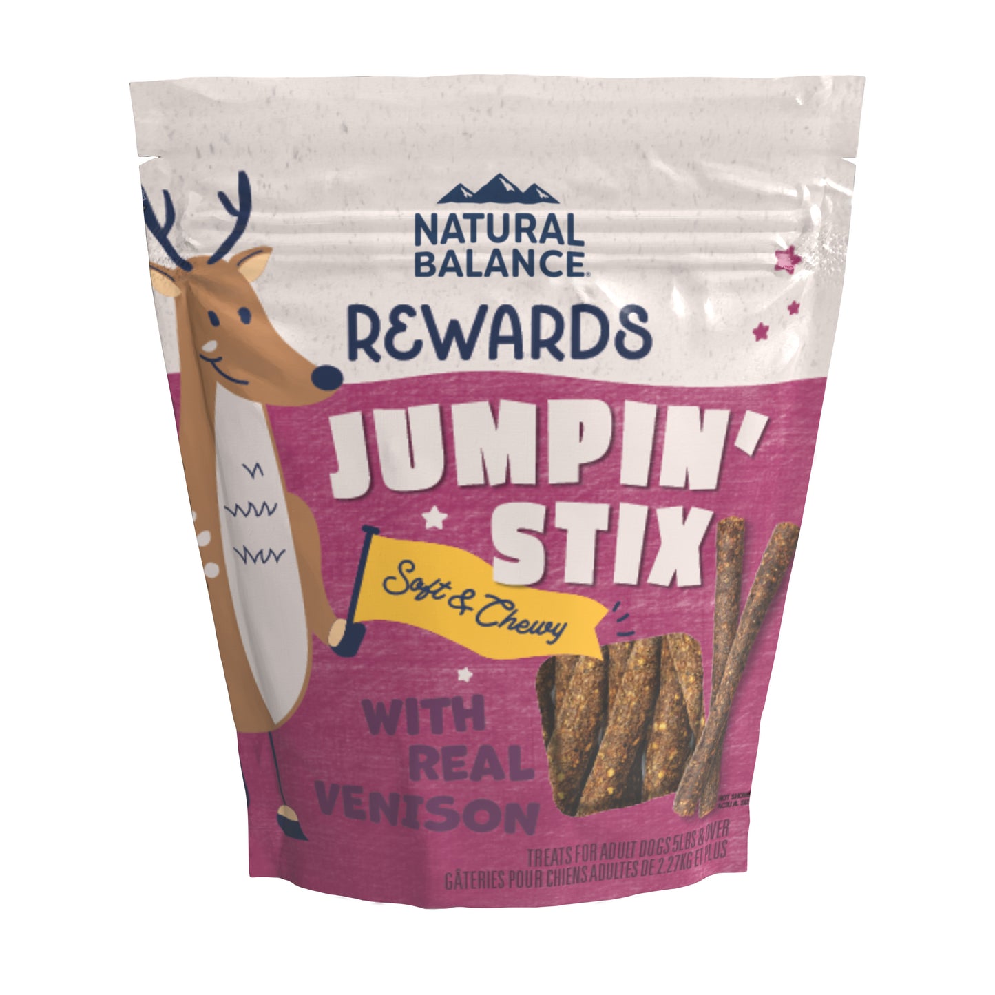 Natural Balance Pet Foods Rewards Jumpin' Stix Soft and Meaty Dog Treats