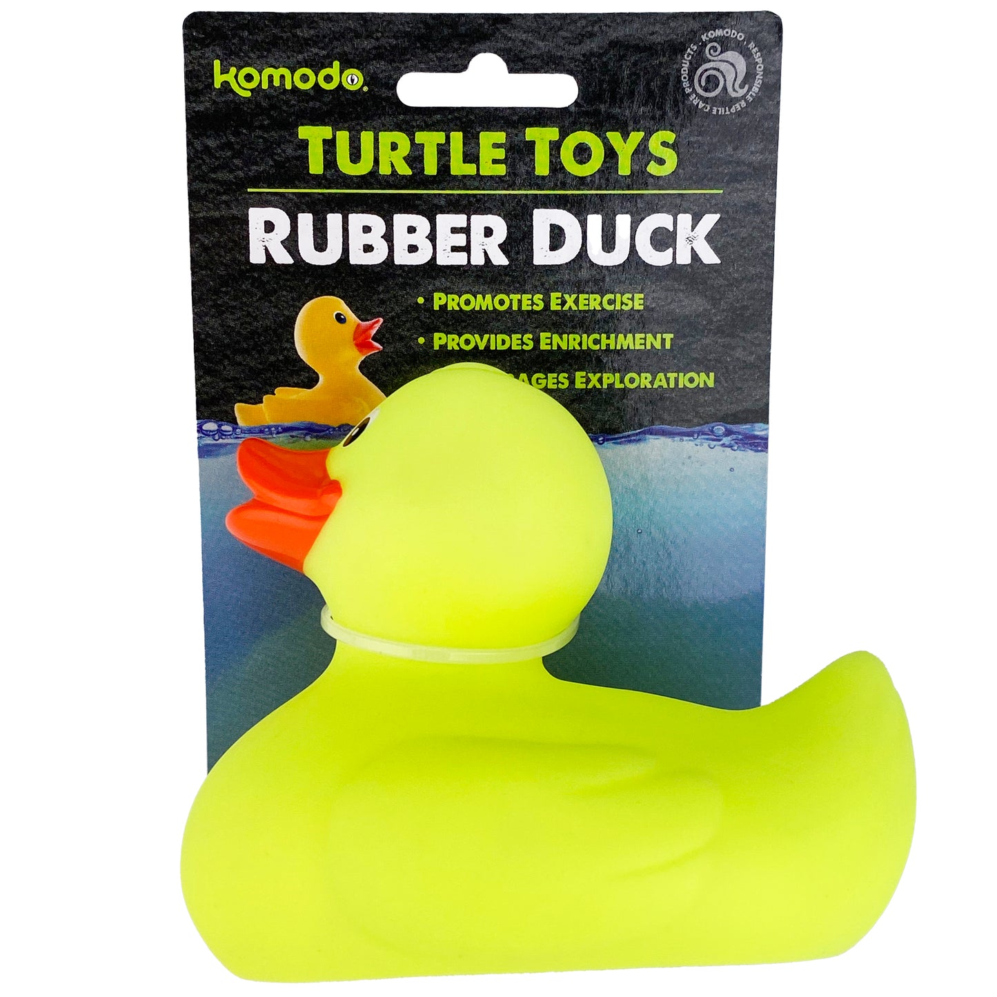 Komodo Rubber Duck Turtle Toys - Assorted, 1ea/2 in