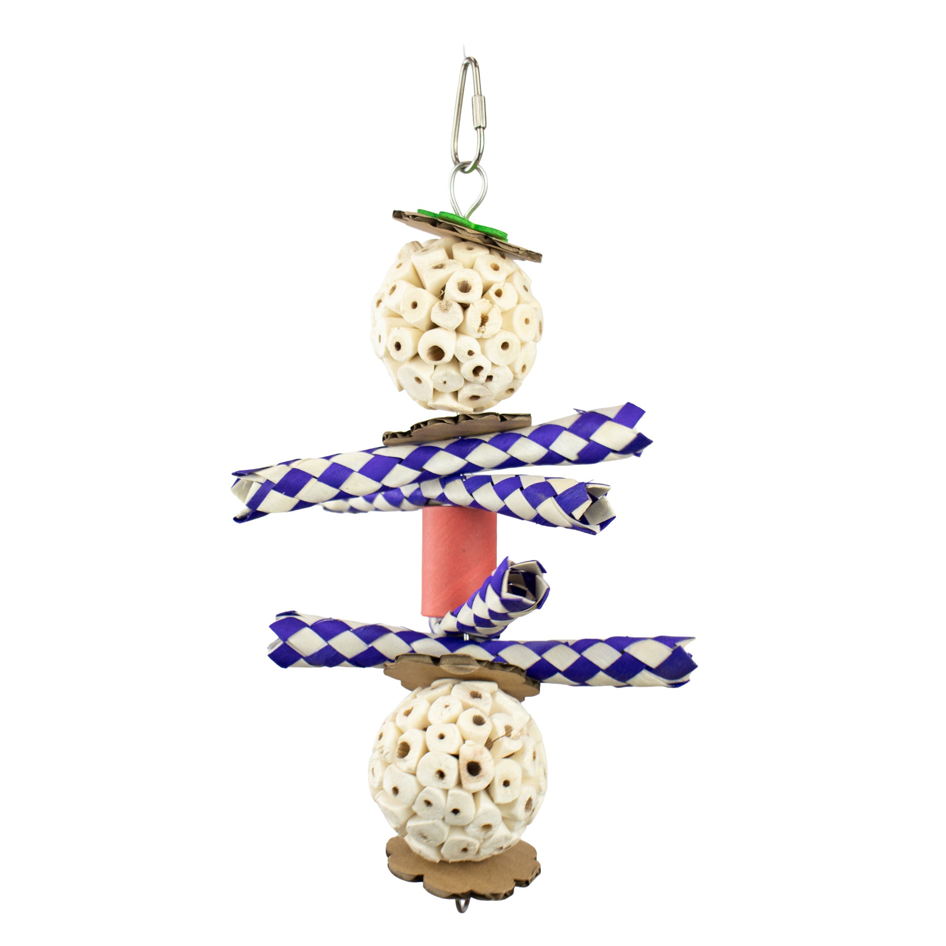 A & E Cages Happy Beaks Twirly Whirly Sola Bird Toy - 1ea