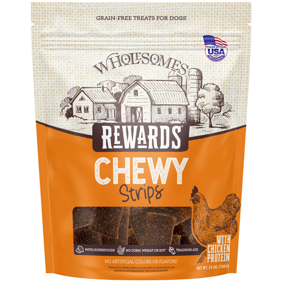 Wholesomes Rewards Chewy Strips Dog Treat