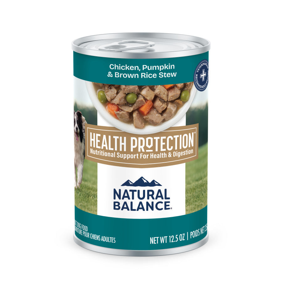 Natural Balance Pet Foods Health Protection Chicken & Pumpkin Stew Can Dog Food