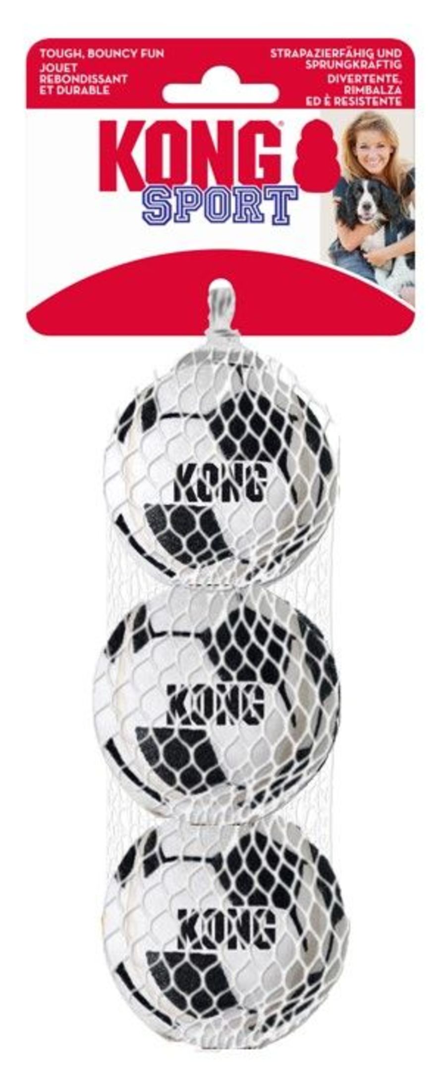 KONG Sport Soccer Balls Dog Toy