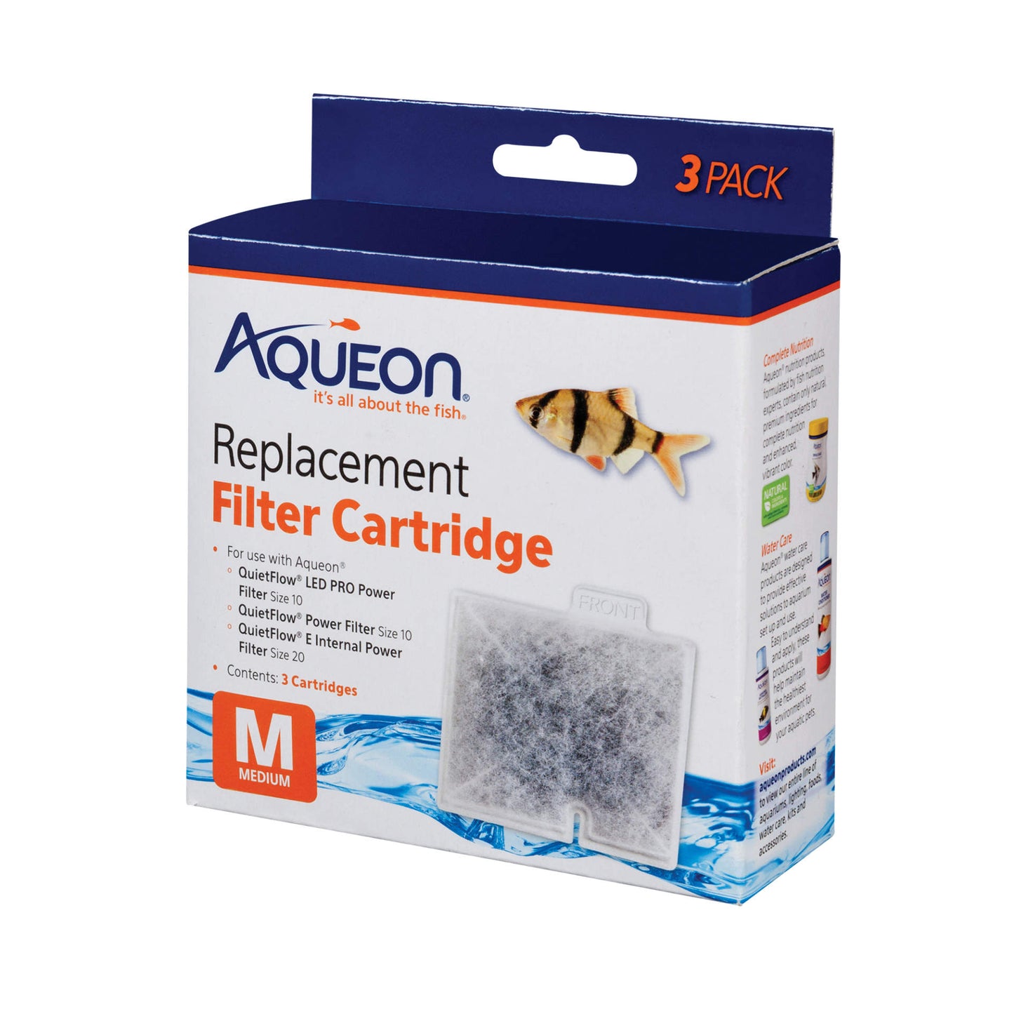 Aqueon Replacement Filter Cartridges - Medium - 3 pk