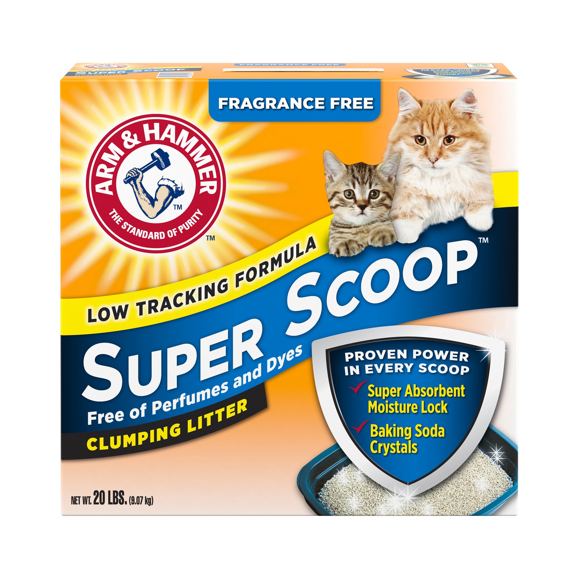 Arm and Hammer Super Scoop Clumping Unscented Cat Litter