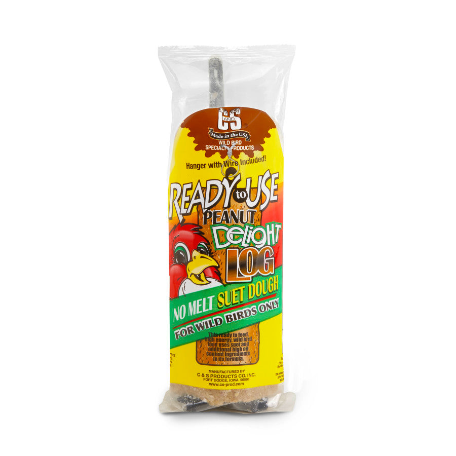 C&S Peanut Delight No Melt Suet Dough Log