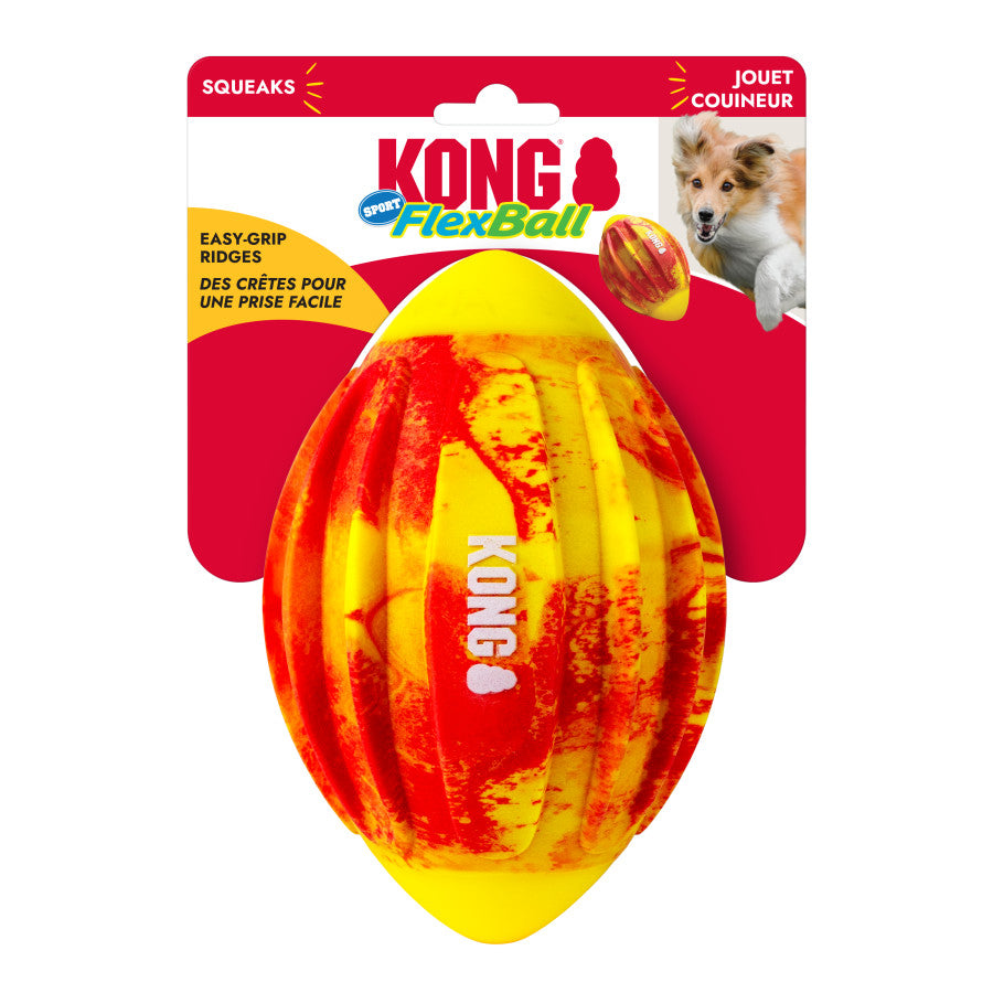 KONG Flexball Sport Football Dog Toy