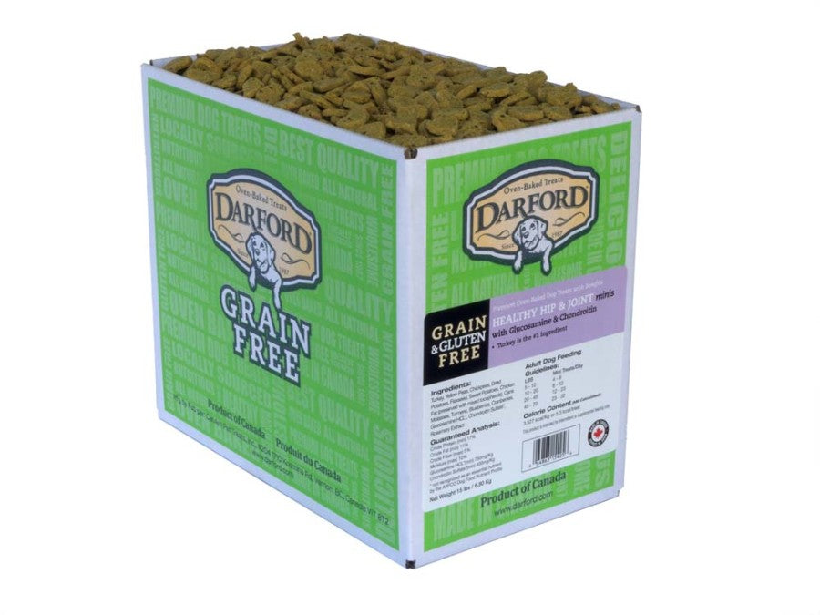 Darford Oven Baked Grain Free Functionals Dog Treats Healthy Hip & Joint Mini