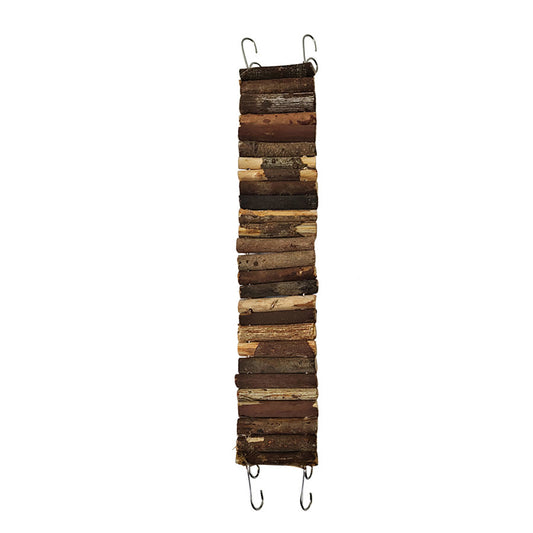 A & E Cages Natural Wooden Bendable Ladder/Bridge