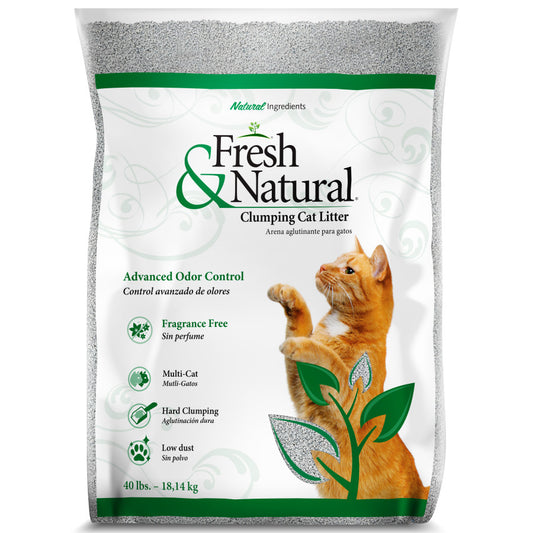 Intersand Fresh & Natural Unscented Clumping Cat Litter
