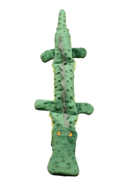 Skinneeez Extreme Dog Toy Triple Squeaker Croc