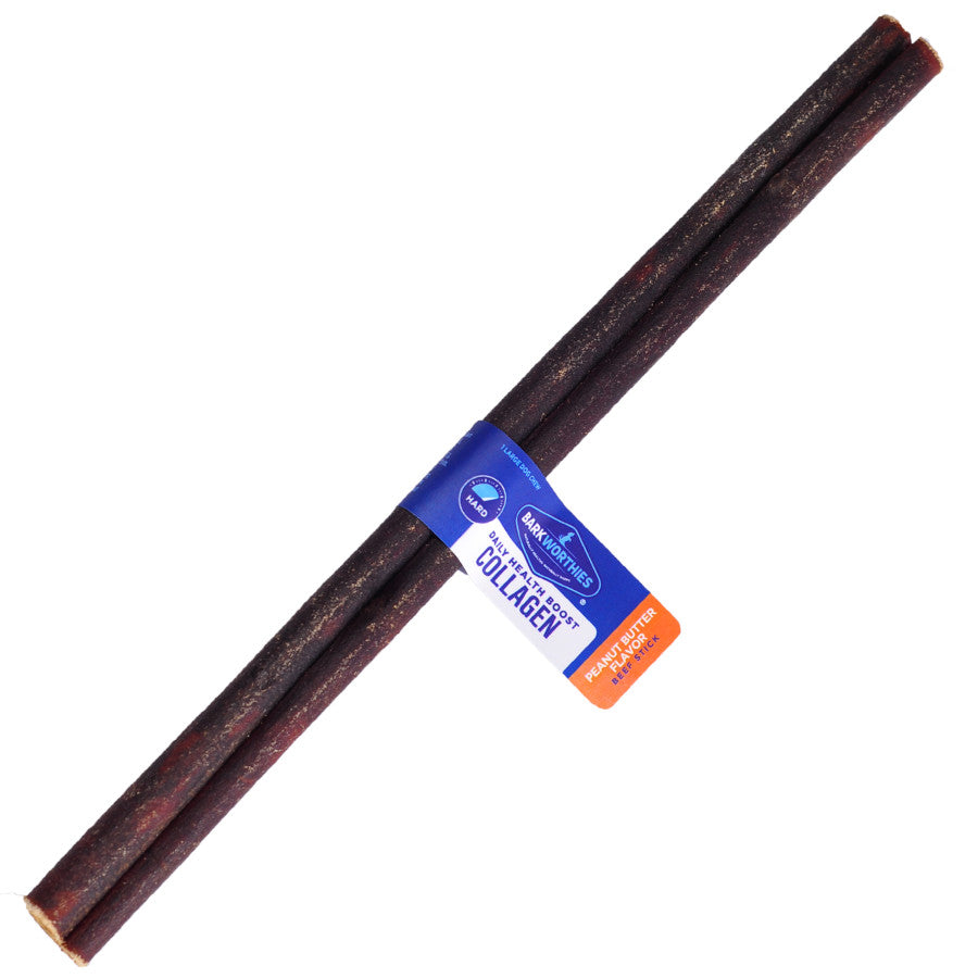 Barkworthies Collagen Stick Dipped in Peanut Butter Dog Treat