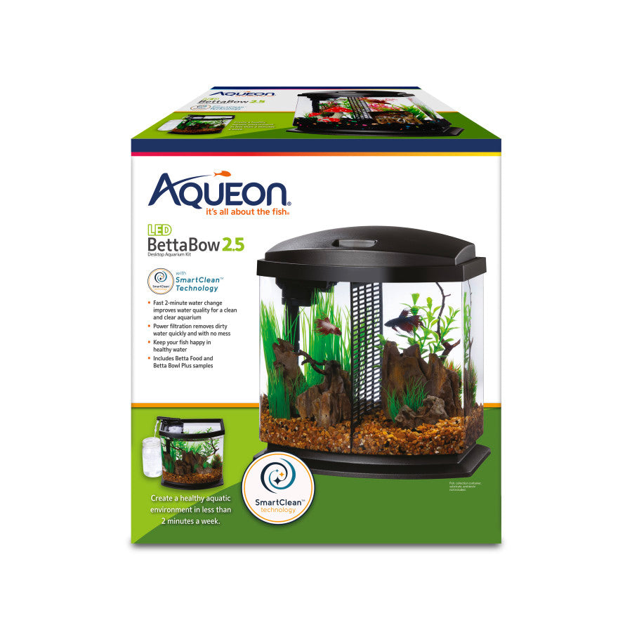 Aqueon LED BettaBow Fish Tank Kit