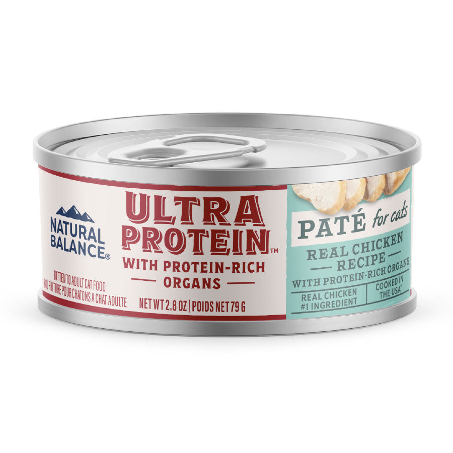 Natural Balance Pet Foods Ultra Protein Pate Canned Cat Food