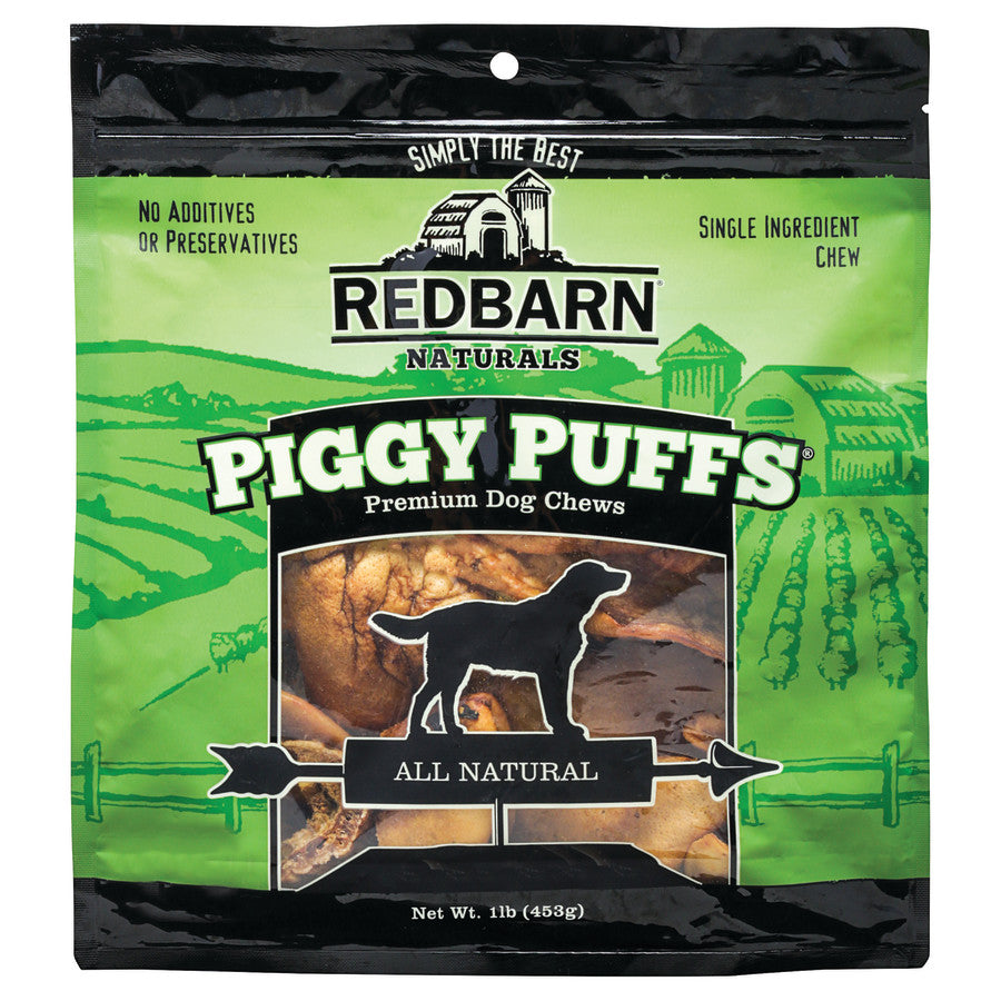 Redbarn Pet Products Naturals Piggy Puffs Dog Treat