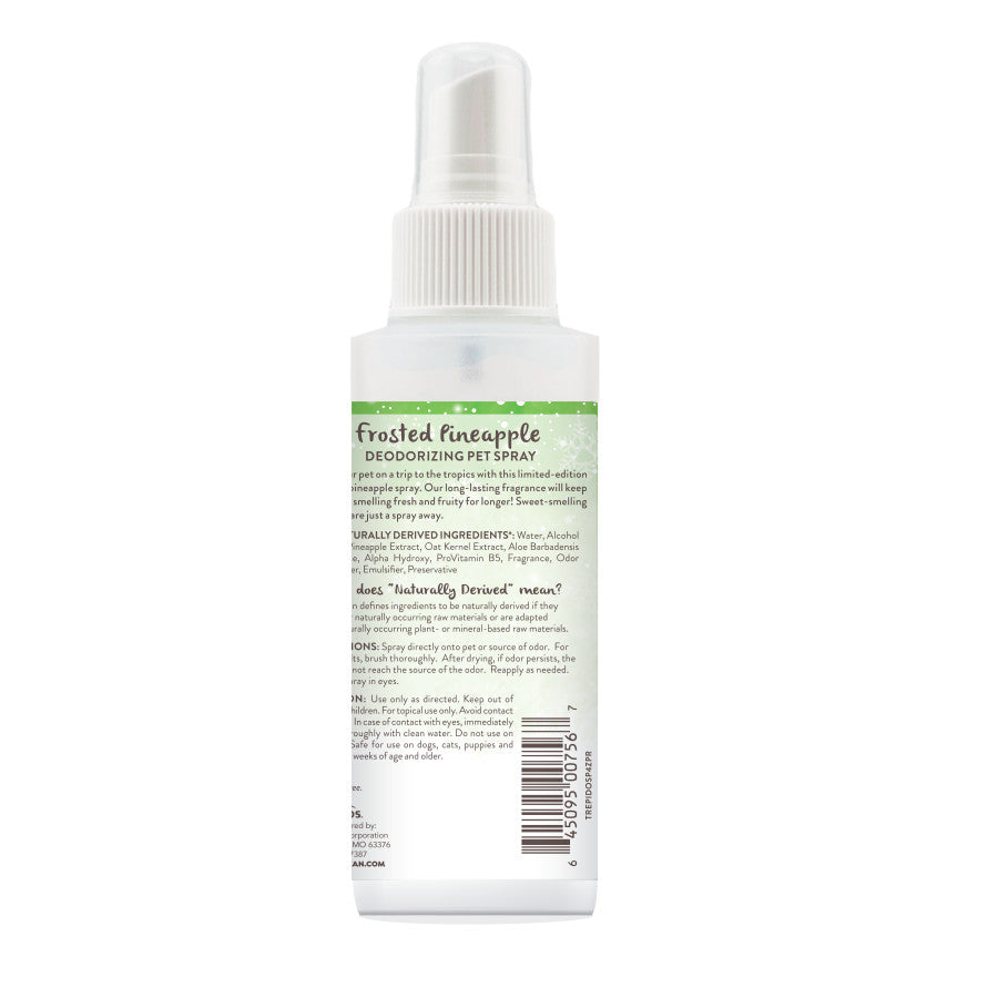 TropiClean Limited Edition Deodorizing Pet Spray - Frosted Pineapple - 4 oz.