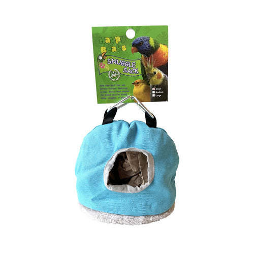 A & E Cages Happy Beaks Snuggle Sack Bird Hut