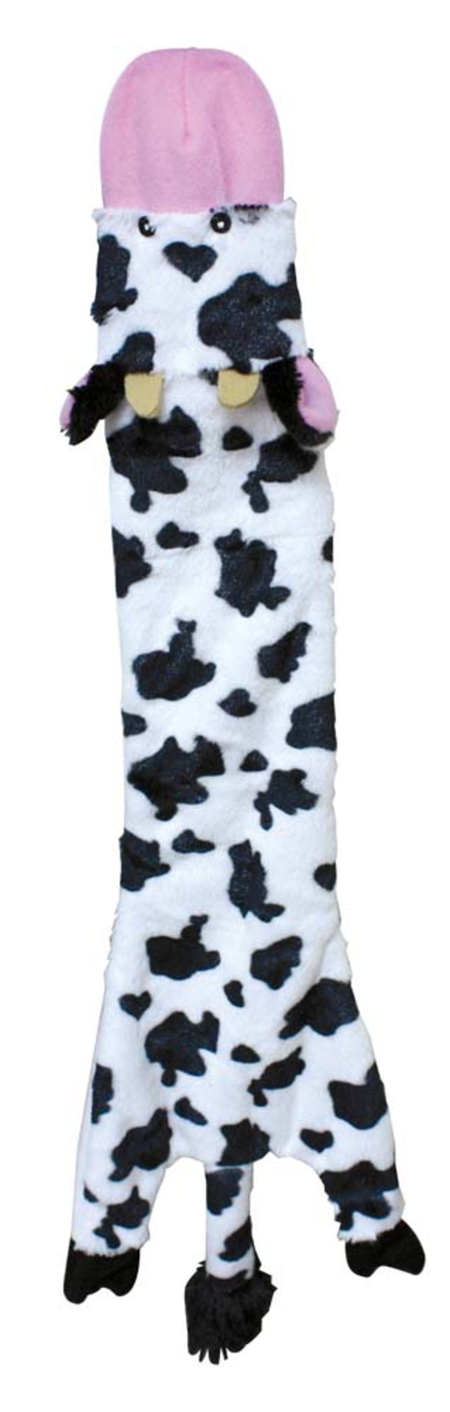 Skinneeez Crinkler Dog Toy Cow