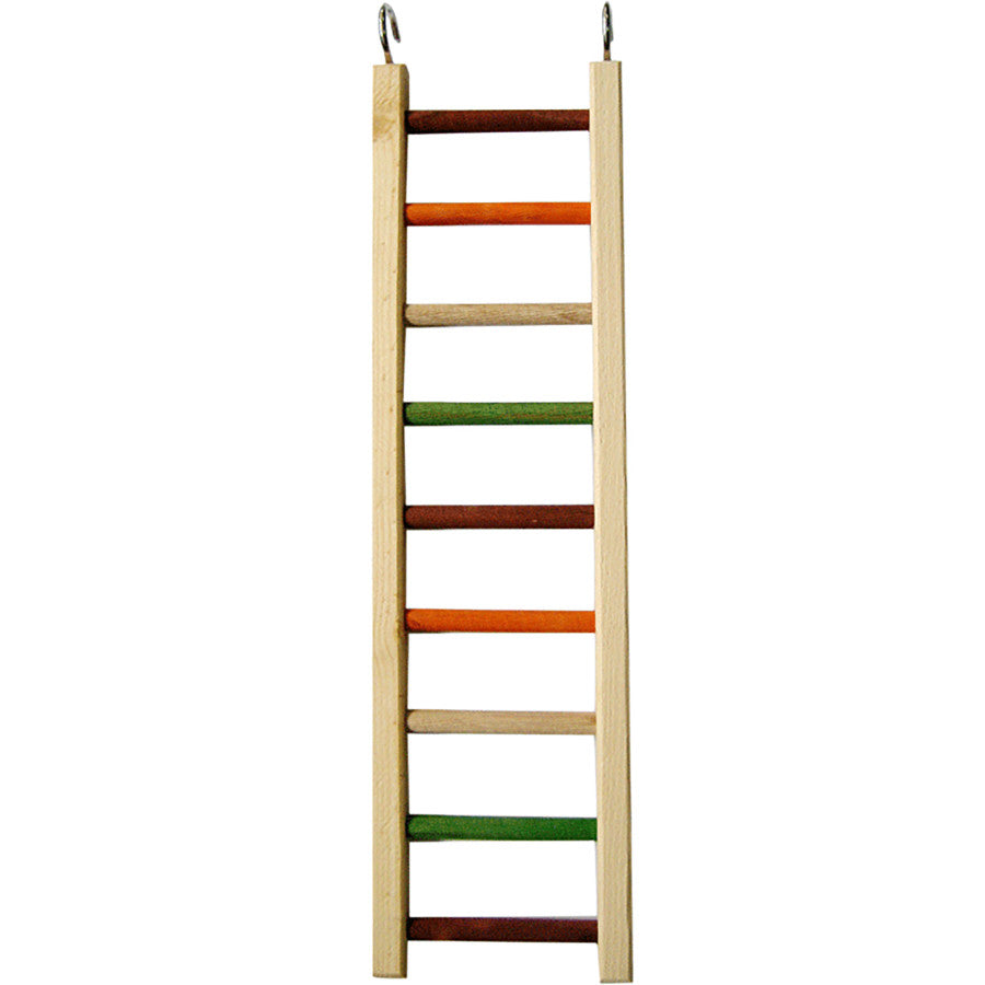 A & E Cages Happy Beaks Wooden Hanging Ladder Bird Toy