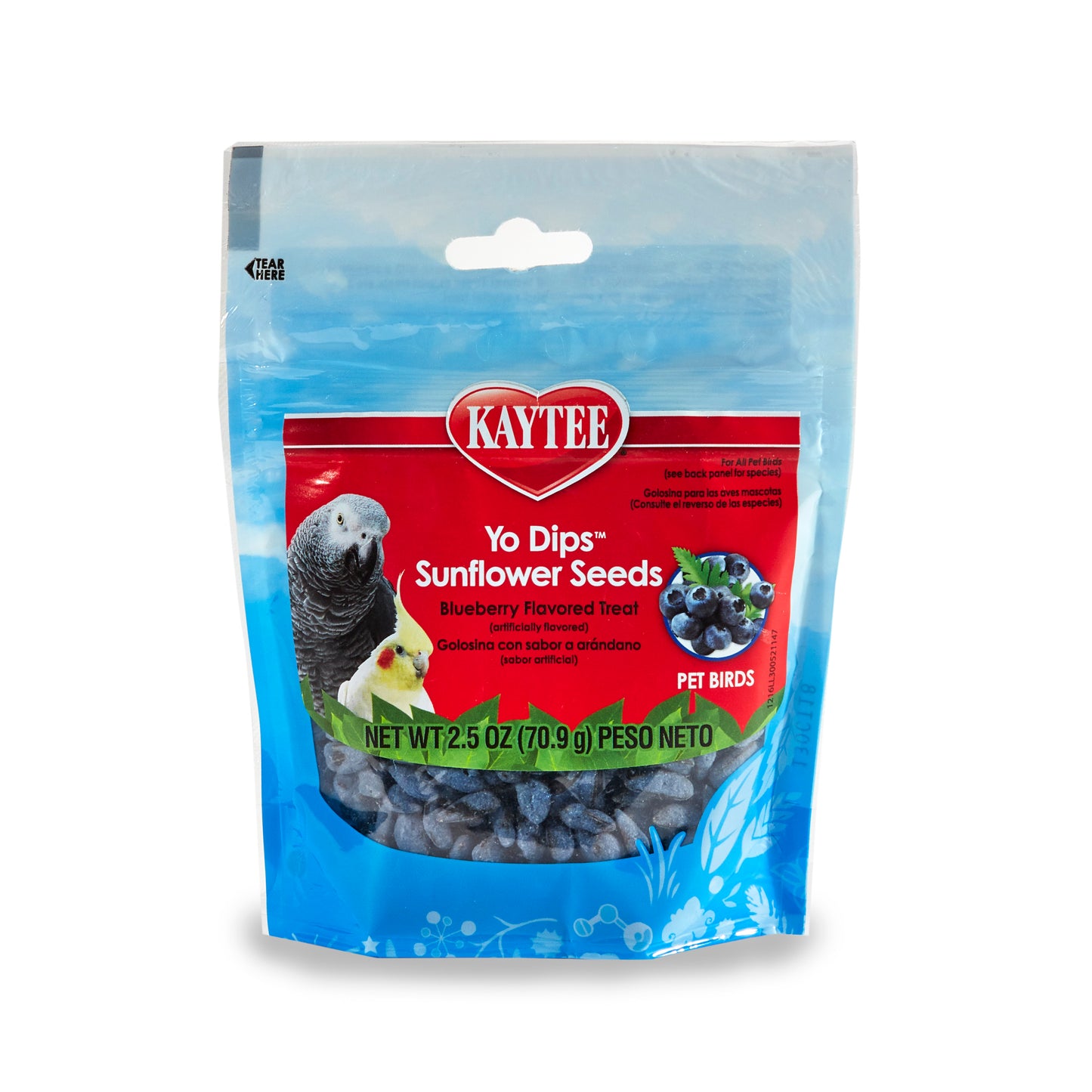 Kaytee Blueberry Flavor Yo Dipped Sunflower Seeds for All Pet Birds
