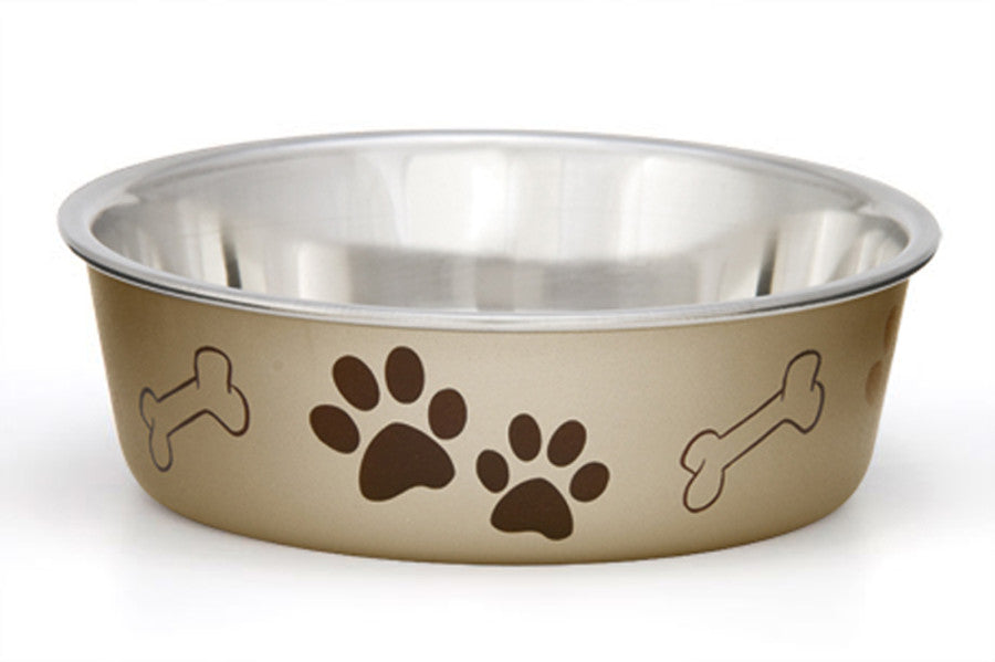 Loving Pets Metallic Dog Bowl