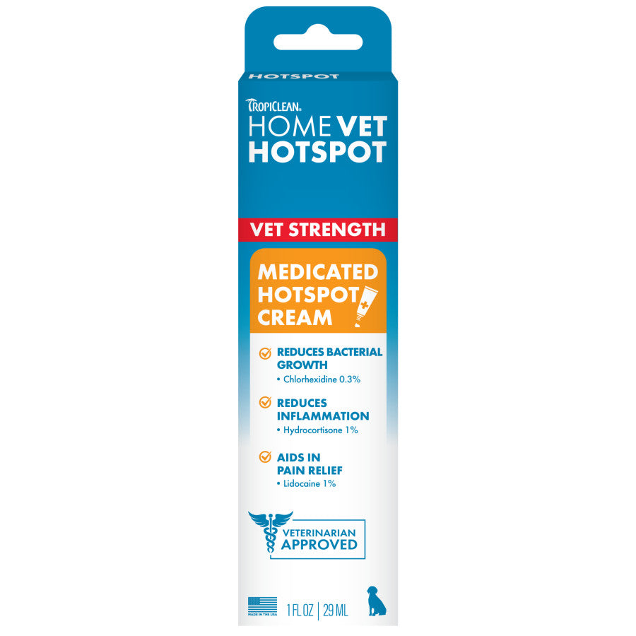 TropiClean HomeVet Medicated Hot Spot Cream