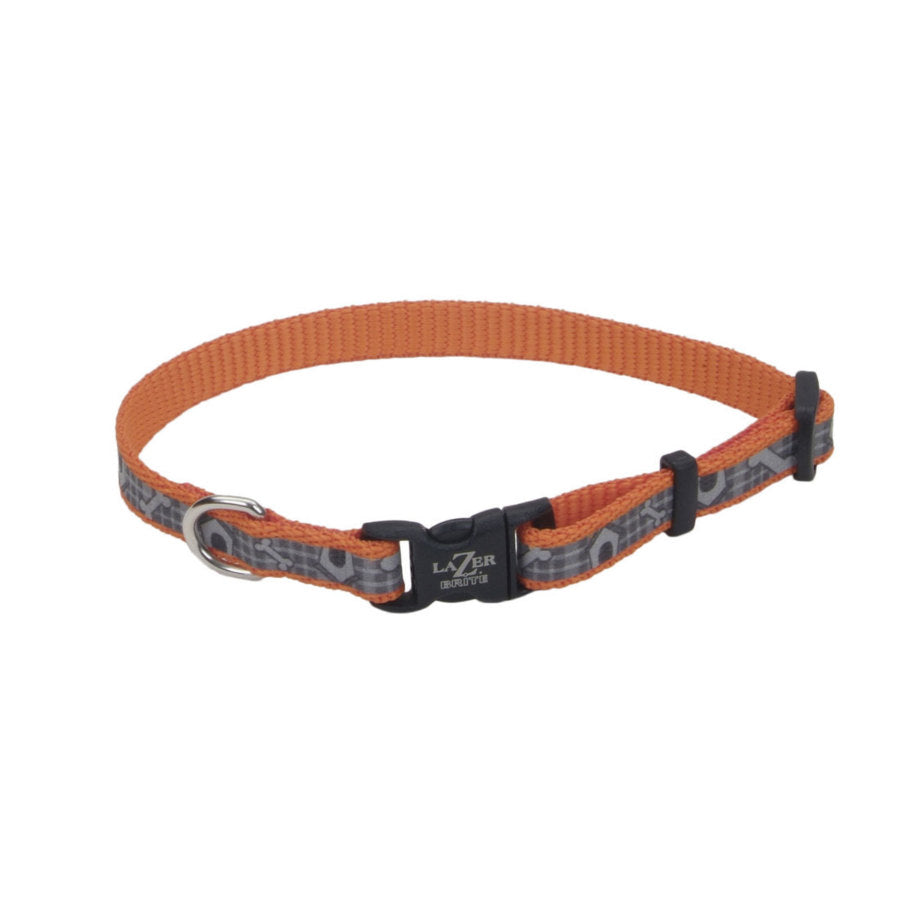 Lazer Brite Reflective Adjustable Dog Collar
