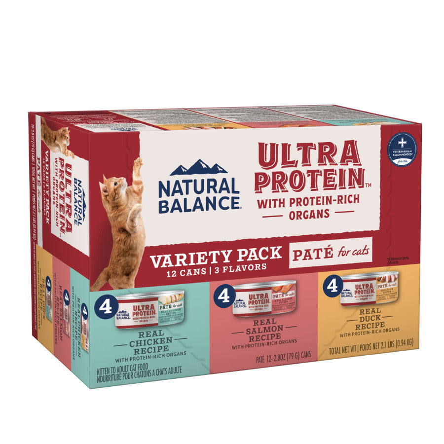 Natural Balance Pet Foods Ultra Protein Pate Canned Cat Food