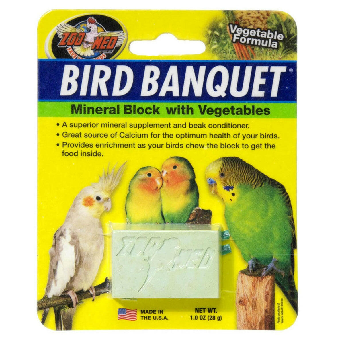 Zoo Med Bird Banquet® – Vegetable Formula.
