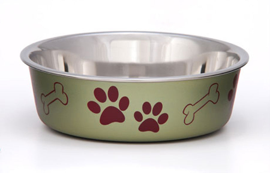 Loving Pets Metallic Dog Bowl