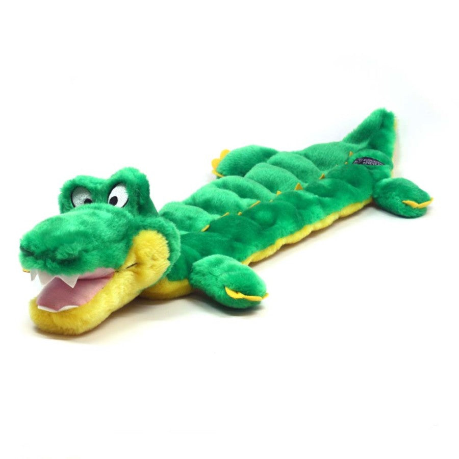 Outward Hound Squeaker Matz Dog Toy Long Body Gator