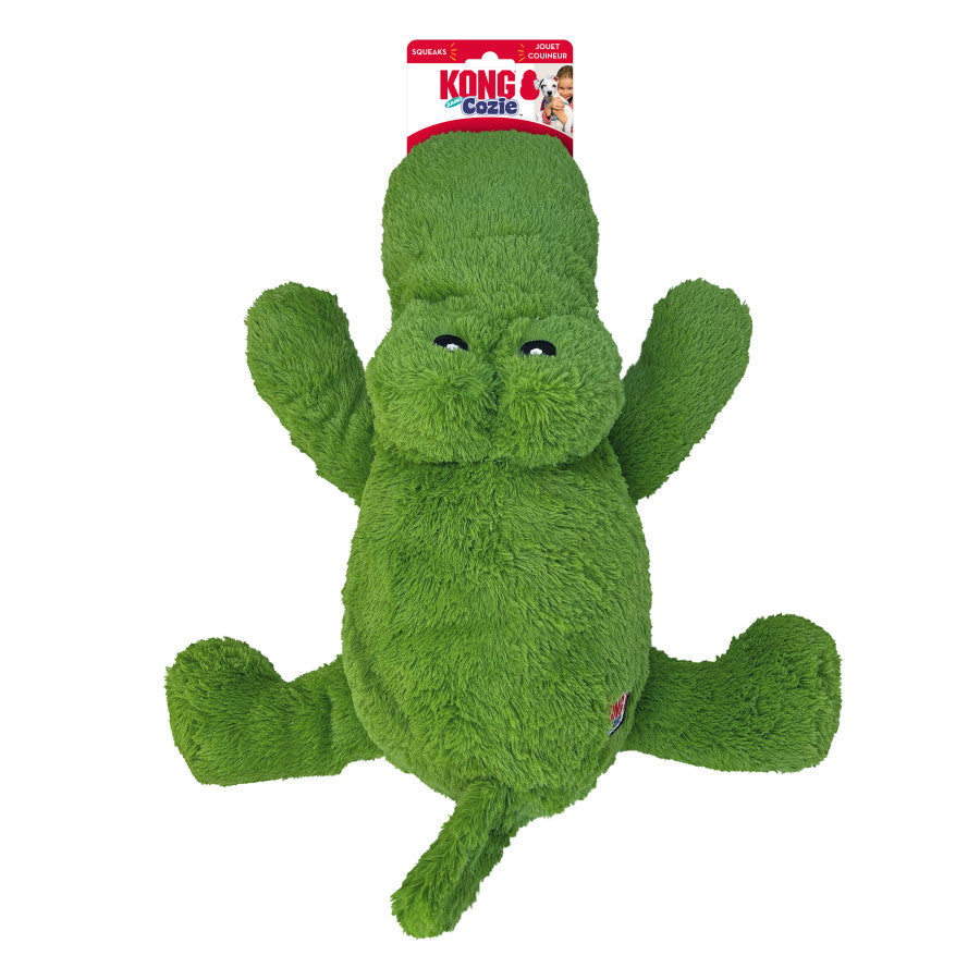KONG Cozie Ali Aligator Dog Toy