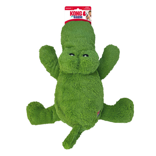 KONG Cozie Ali Aligator Dog Toy