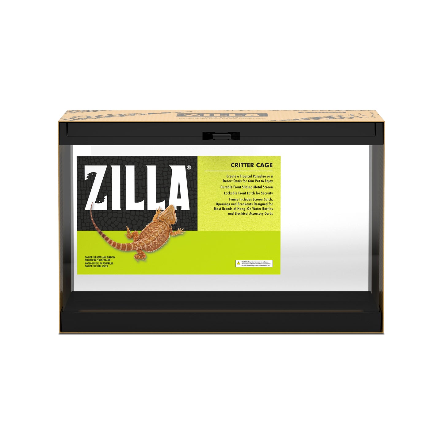 Zilla Critter Cage Reptile Terrarium - 1ea/5.5 gal