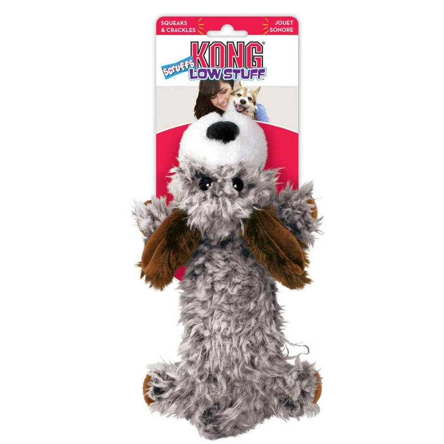 KONG Low Stuff Scruffs Plush Dog Toy