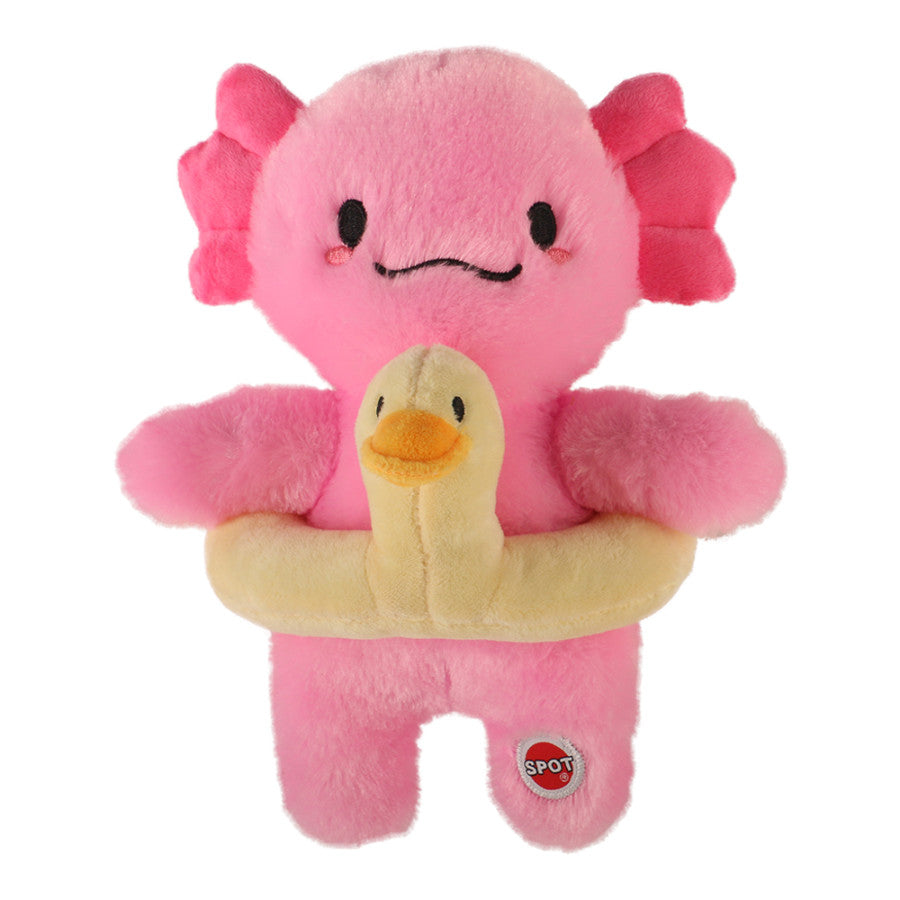 Spot Axolotl With Duck Tube Dog Toy