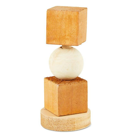 A & E Cages Nibbles Wooden Chew Tower Small Animal Chew Toy