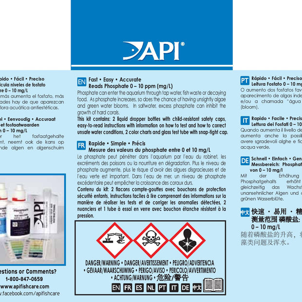 API Phosphate Test Kit