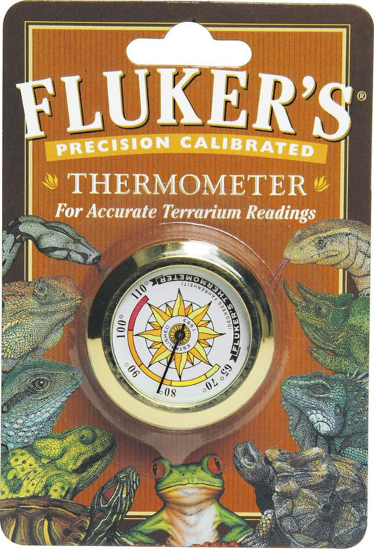 Fluker's Precision Calibrated Round Thermometer
