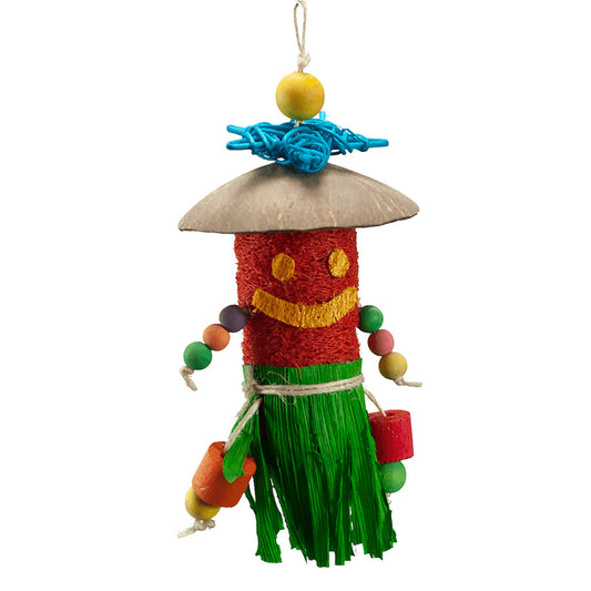 A & E Cages Nibbles Tiki Man Small Animal Toy